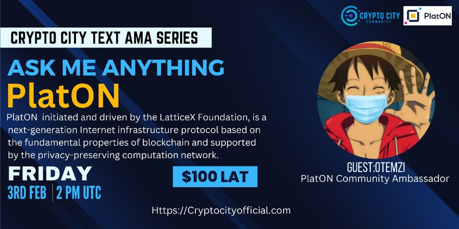 AMA | PlatON  × Crypto City