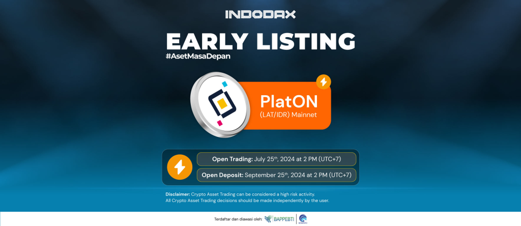 PlatON (LAT) Early Listing di INDODAX