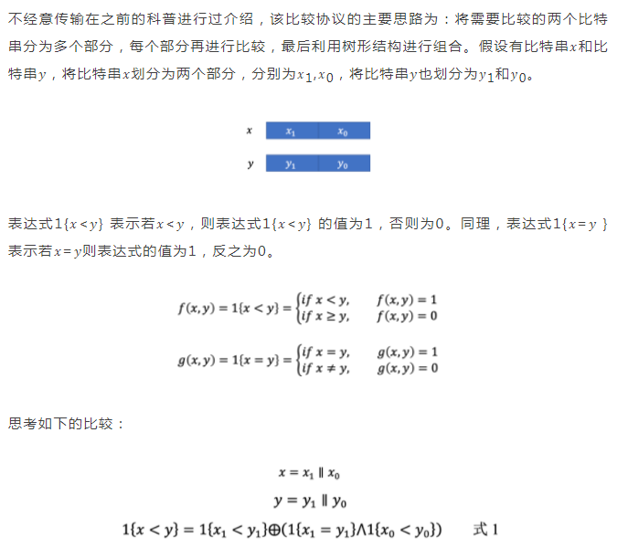 矩阵元 |【隐私计算笔谈】MPC系列专题（十四）：双方比较